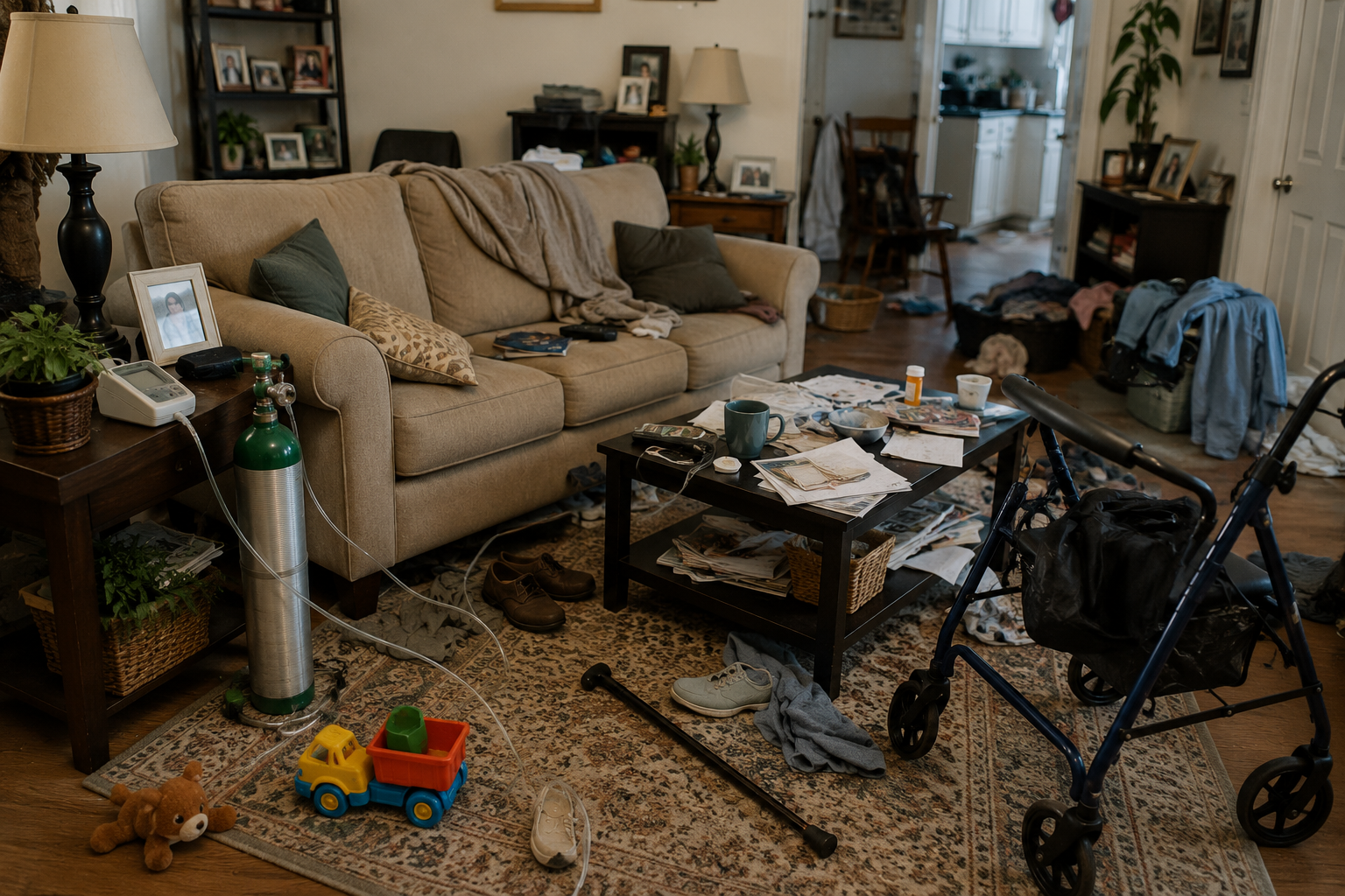Home hazards that increase fall risk for seniors in a room-by-room safety guide
