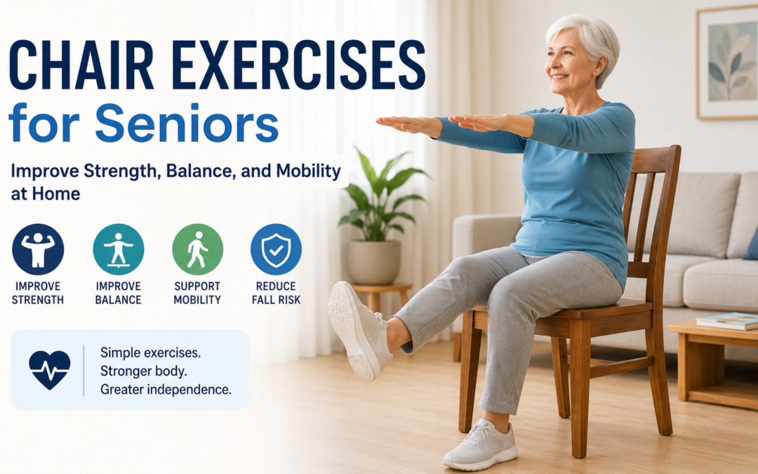Best Chair Exercises for Seniors to Improve Strength, Balance, and Mobility